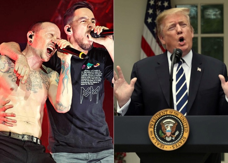 Linkin Park denuncia a Donald Trump en Twitter por usar una de sus canciones en spot de campaña