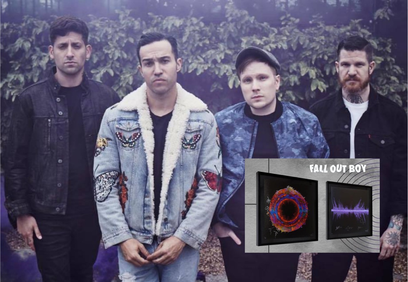 Fall Out Boy transforma dos de sus mayores éxitos en arte de ondas sonoras