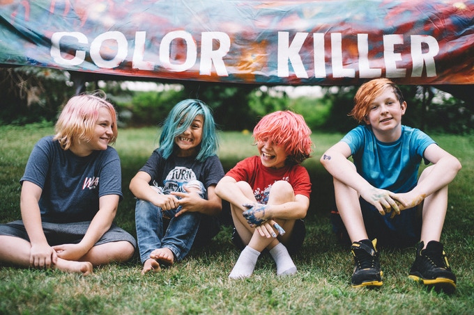 Color Killer, banda de punk rock formada por niños de 9 y 12 años